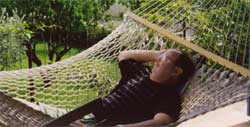 Thom taking a nap.